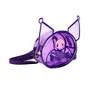 Kuromi Character Head Clear Purple PVC 12” Mini Backpack - 2 of 4