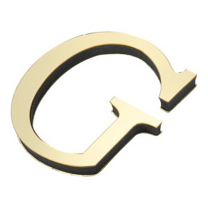 Unique Bargains Self-Adhesive Letter Acrylic Alphabet Mirror Wall Stickers - 1 of 4