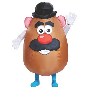 Mens Toy Story 4 Infaltable Mr. Potato Head Costume - One Size Fits Most - Brown - 1 of 3