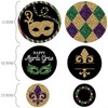 Big Dot of Happiness Mardi Gras - Masquerade Party Giant Circle Confetti - Party Decorations - Large Confetti 27 Count - 2 of 4