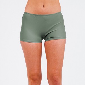 Calypsa Women's Chlorine Resistant Boyshorts - 1 of 4