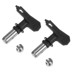 Unique Bargains 304 Stainless Steel Reversible Airless Sprayer Paint Nozzles 2 Pcs - 1 of 4
