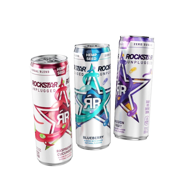 Rockstar Passionfruit Energy Drink - 12 fl oz can, 5 of 7