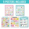 Hadley Designs Colorful Sound Wall Phonics and Vowels English Posters, Set of 9 - 2 of 4