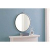 Elegant Lighting Metal frame Round Mirror with decorative hook 24 inch Silver finish - 4 of 4