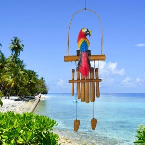 Woodstock Windchimes Animal Chimes Parrot, Wind Chimes For Outside, Wind Chimes For Garden, Patio, and Outdoor Decor, 36"L - 1 of 4