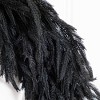 Nearly Natural 6-ft Artificial Real Touch Halloween Black Norfolk Island Pine Garland with Natural Look - 4 of 4
