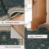 2'x10' Washable Neutral Farmhouse Boho Runner Rug - 2 of 4