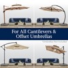 Best Choice Products 330lb Capacity Fillable Heavy-Duty Outdoor Cantilever Umbrella Base w/ Easy-Fill Spouts - 4 of 4