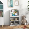 Qaba Toy Storage Cabinet, Kids Bookcase Childrens Bookshelf for Kids Room, Bedroom, Playroom, Nursery - 2 of 4