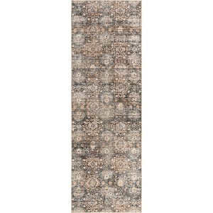 Nuloom Keziah Vintage Medallion Spill Proof Treated Pet Friendly Premium Machine Washable Area Rug - 1 of 4
