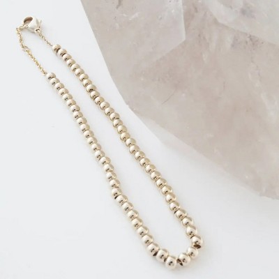 Sphere Bead Bracelet in Gold, Rose Gold, Silver - Honeycat