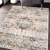 Vintage Washable Rug - Distressed Low Pile, Non-Slip & Stain Resistant Area Carpet - 4 of 4