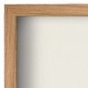 Americanflat 8x10 Shadow Box Frame in Oak with Soft Linen Back - Composite Wood with Polished Glass for Wall and Tabletop - 4 of 4
