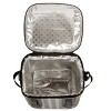 12" Soft Cooler Bag Gray Striped - National Tree Company - 4 of 4