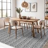 Modern Braided Printed Large Rug Washable Stain Resistant Indoor Carpet with Non-Slip Backing Soft Carpet Nursery Apartment - 3 of 4