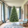 FURNIinspire Artificial Trees 7ft Christmas Tree With Tips, Foldable Metal Stand, Christmas Decorations, Easy Assembly, Green, 53.1"*53.1"*82.7" - 4 of 4
