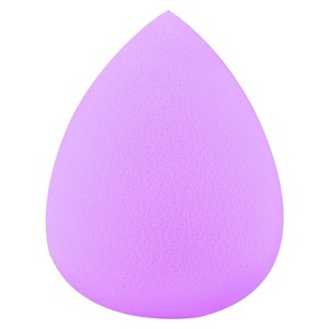 Zodaca Women's Makeup Face Foundation Sponge Puff Flawless Coverage Droplet Shape [2.37 x 1.58]" - Purple - 1 of 3