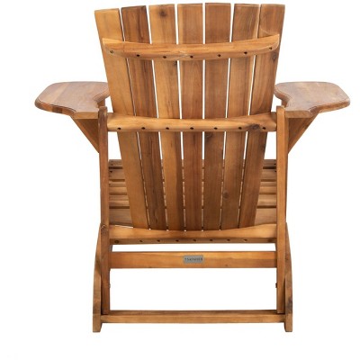 Natural Acacia Wood Adirondack Arm Chair