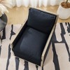 KINWELL Performance Fabric Down Fill Upholstered Swivel Armchair - Indigo - 4 of 4