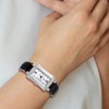 Black Bow Jewelry Charles Hubert Ladies Stainless Leather Band 23x32mm Watch - 2 of 2