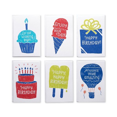 48ct Basic Birthday Icons Card Bundle