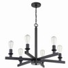 Craftmade Lighting Chicago 6 - Light Chandelier in  Flat Black - 2 of 4