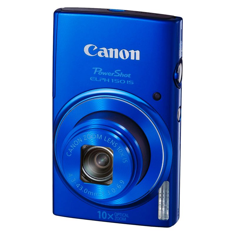 Canon PowerShot ELPH 150 IS 20MP Digital Camera with 10X Optical Zoom - Blue, 4 of 9