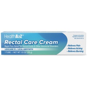 HealthA2Z® Rectal Care Cream - 5% Lidocaine Maximum Strength