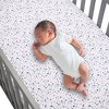 Lambs & Ivy Signature Terrazzo Abstract Organic Cotton Fitted Crib Sheet - image 2 of 4