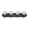 Yosemite Home Decor 4994-4DB 35-Inch 4 Bathroom, Dark Brown Vanity Light - 2 of 4