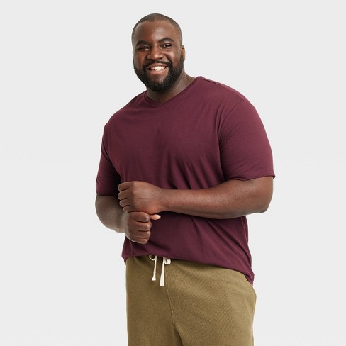 Men's Big & Tall Every Wear Short Sleeve V-neck T-shirt - Goodfellow & Co™  Pom Mystery 3xl : Target