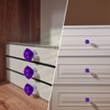 Unique Bargains Crystal Cabinet Knobs with Screw for Cupboard Wardrobe 10 Pcs - 4 of 4