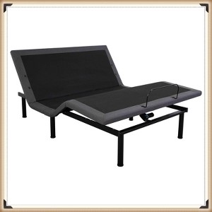 Garvee Adjustable Bed Frame, Adjustable Bed with Wireless Remote and 1 USB Port, Head & Foot Incline, Electric Bed Frame with 4 Height Options - 1 of 4