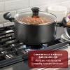 T-Fal Simply Cook 8.5qt Nonstick Wide Stock Pot with Lid Black - 4 of 4