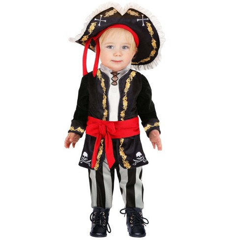 Halloweencostumes Pirate Captain Infant Costume Swashbuckler Baby Outfit With Jacket Hat Adorable Buccaneer Attire For Halloween Target