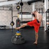 Costway Boxing Speed Trainer Freestanding Fillable 360° Spinning Bar Adjustable Height - image 4 of 4