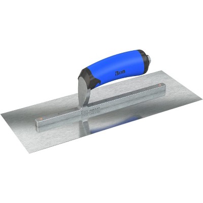 Bon Tool 67-308 Finish Trowel - Square - Razor Stainless - 13 X 5 - Comfort Grip