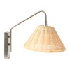 Storied Home Rattan and Metal Wall Sconce - 3 of 4