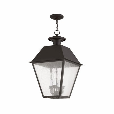 Livex Lighting Mansfield 4 - Light Pendant in  Bronze