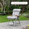 ARTPLAN All Weather Chair Outdoor Cushions of Adirondack Chair with High Back Wicker Tufted Pillow for Outdoor Furniture - 2 of 4
