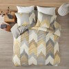 Gulches King/Cal King 3 Piece Duvet Cover Mini Set,Multicolored Yellow - 3 of 4