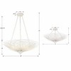 Crystorama Lighting Doral 6 - Light Chandelier in  Matte White - 2 of 4