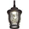 Minka Lavery Rustic Outdoor Wall Light Fixture Black LED 12 1/4" Clear Hammered Glass for Post Exterior Barn Deck Porch Yard Patio - 4 of 4