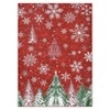 Christmas Area Rugs, Snowflake Trees Washable Throw Carpet Rugs for Living Room Bedroom Kitchen Dining Room - 2 of 4