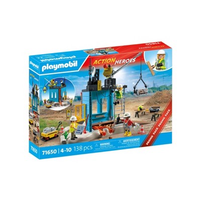 Playmobil Construction Site Building Set