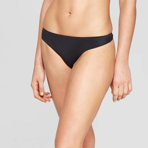 Women's Bonded Cotton Micro Thong - Auden™ Black Xl : Target