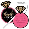 Big Dot of Happiness Girls Night Out - Shaped Thank You Cards - Bachelorette Party Thank You Note Cards with Envelopes - Set of 12 - 2 of 4