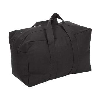 Stansport Cotton Canvas Parachute Cargo Bag - Black