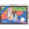 Trends International Bluey (2018) - Bluey and Friends See Saw Fun Framed Wall Poster Prints - 3 of 4